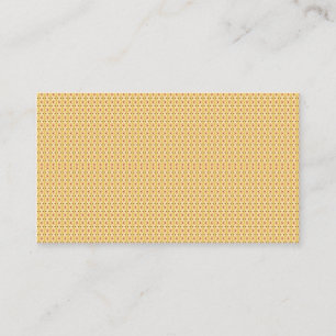 Gelb, orange und braune Blätter aus Packpapier Visitenkarte