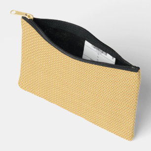 Gelb, orange und braune Blätter aus Packpapier Zubehörtasche
