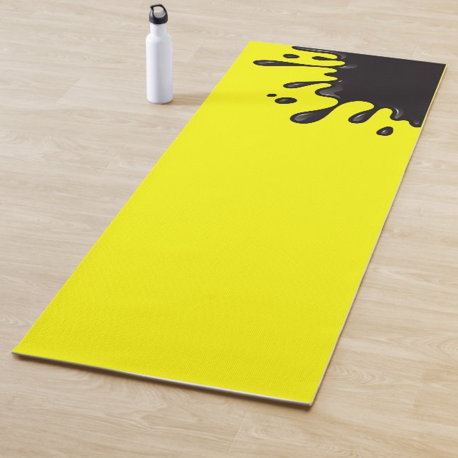 Gelb platsch yogamatte (Beispiel)