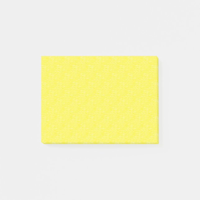 Gelb Post-it Klebezettel (Vorderseite)