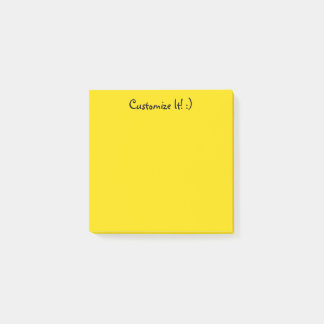 Gelb Post-it Klebezettel