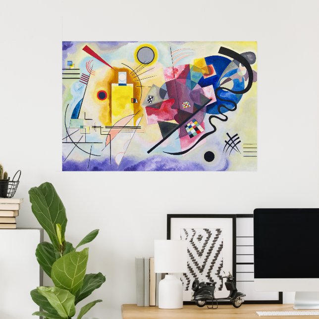 Gelb-rot-blau | Kandinsky | Poster (Heimbüro)