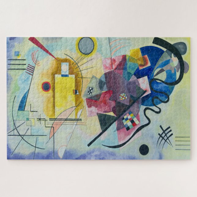 Gelb-rot-blau Kunst von Wassily Kandinsky (Horizontal)