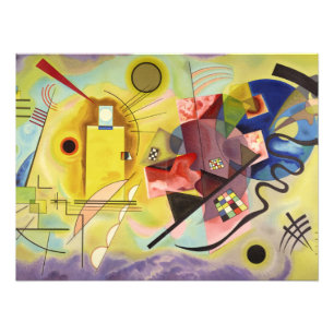 Gelb-rot-blau von Wassily Kandinsky Fotodruck