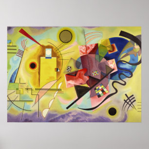 Gelb-rot-blau von Wassily Kandinsky Poster