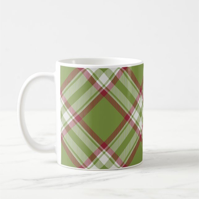 Gelb, rot und weiß kaffeetasse (Links)
