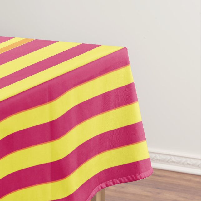 Gelb, roter Frühlingsstimmung Tischdecken (Beispiel)