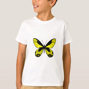 Gelb Schwalbenschwanz Schmetterling Jungen Grafik  T-Shirt