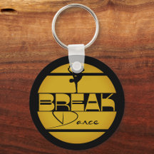 Gelb schwarz Breakdance