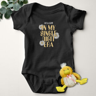 Gelb & Schwarz In Meiner Single-Digit-Ära Babyname Baby Strampler