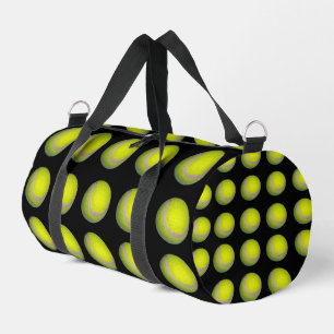 Gelb-schwarzes Tennisballmuster, Duffle Bag