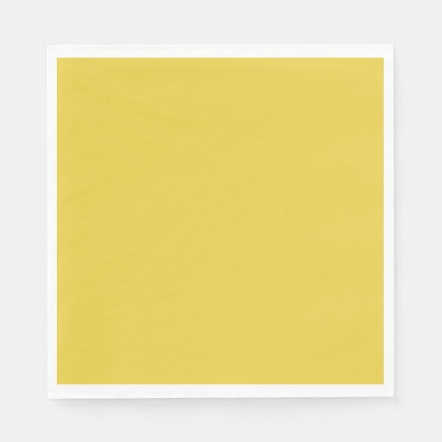 Gelb Serviette (Vorderseite)