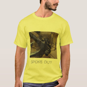 Gelb "sprach heraus!" T. T-Shirt