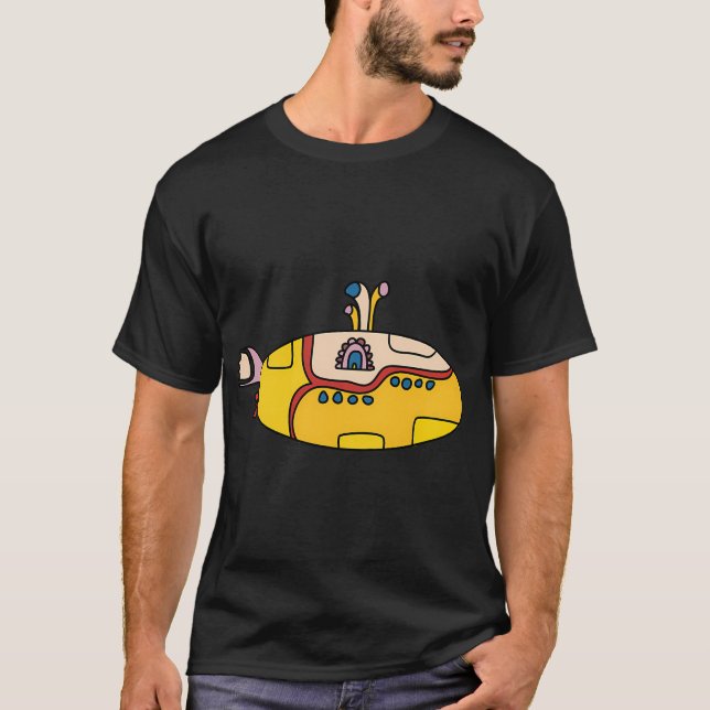 Gelb U-Boot T-Shirt (Vorderseite)