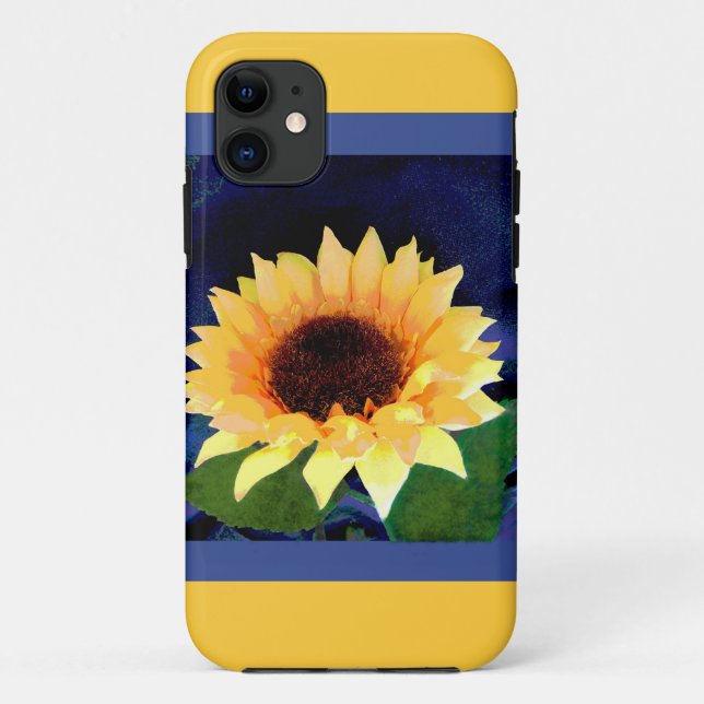 Gelb und blau Case-Mate iPhone hülle (Rückseite)