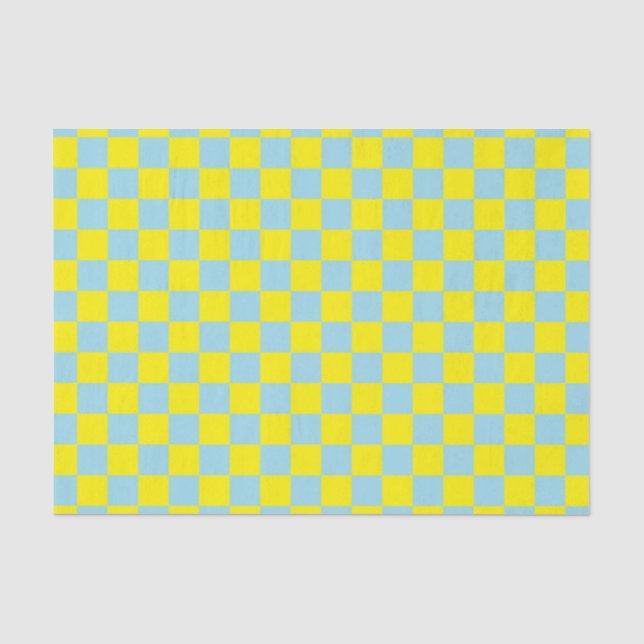 Gelb und blau seidenpapier (Vorderseite)