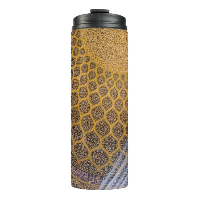 Gelb und blau thermosbecher (Vorderseite)