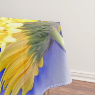 Gelb und Blau Tischdecke