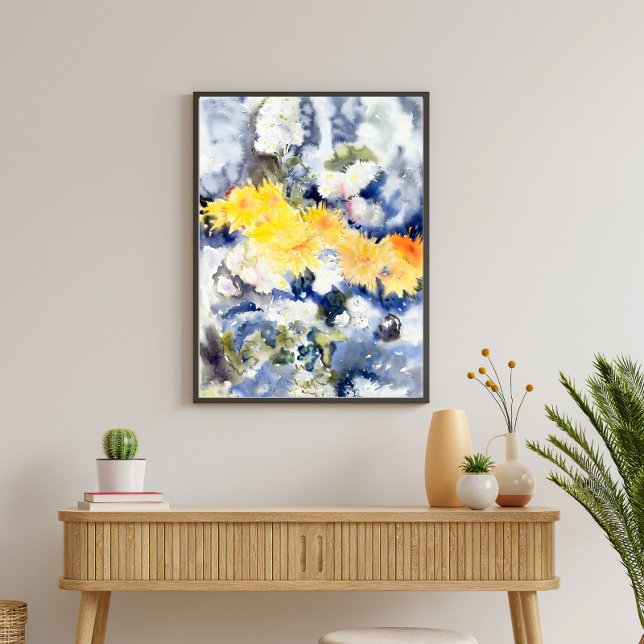 Gelb und Blau von Charles Demuth Poster (Von Creator hochgeladen)