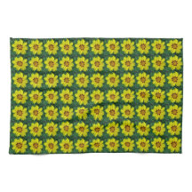 Gelb und Bronze Coreopsis Muster