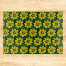 Gelb und Bronze Coreopsis Muster