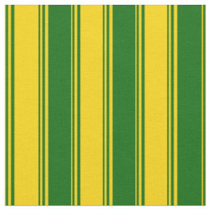 Gelb- und dunkelgrüne Streifen/Linienmuster Stoff