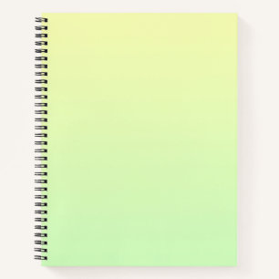 Gelb und Grün Notizbuch
