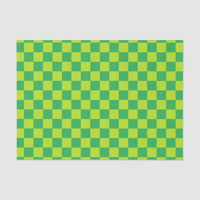 Gelb und grün seidenpapier (Vorderseite)