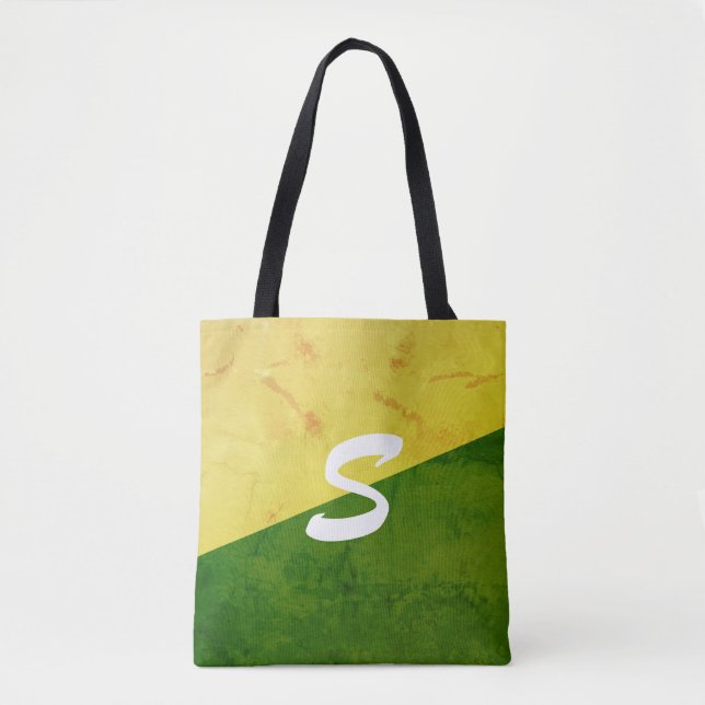 Gelb und grün tasche (Vorderseite)