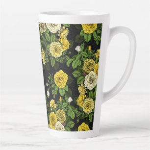 Gelb und grün versteckt in den Rose Milchtasse
