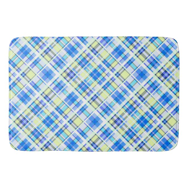 Gelb und hellblau badematte (Vorderseite)
