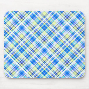 Gelb und hellblau mousepad
