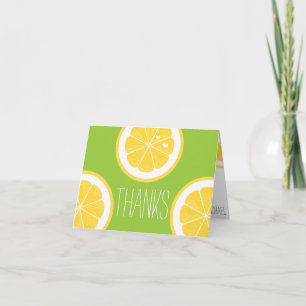 GELB UND LIMETTENGRÜNE ZITRONEN-HERZ-SAMEN DANKE