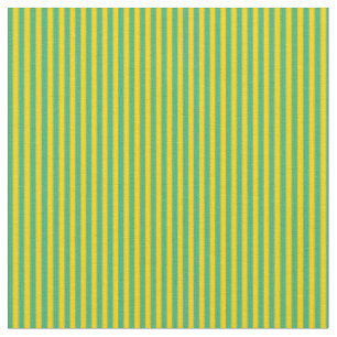 Gelb- und Meeresgrün-Linien/Streifen-Muster Stoff