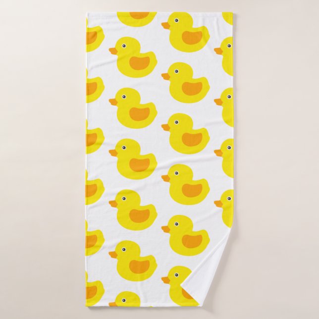 Gelb und orange Babykautschuklatex für Kinder Badehandtuch (Badehandtuch)