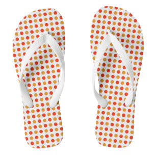 gelb und orange flip flops