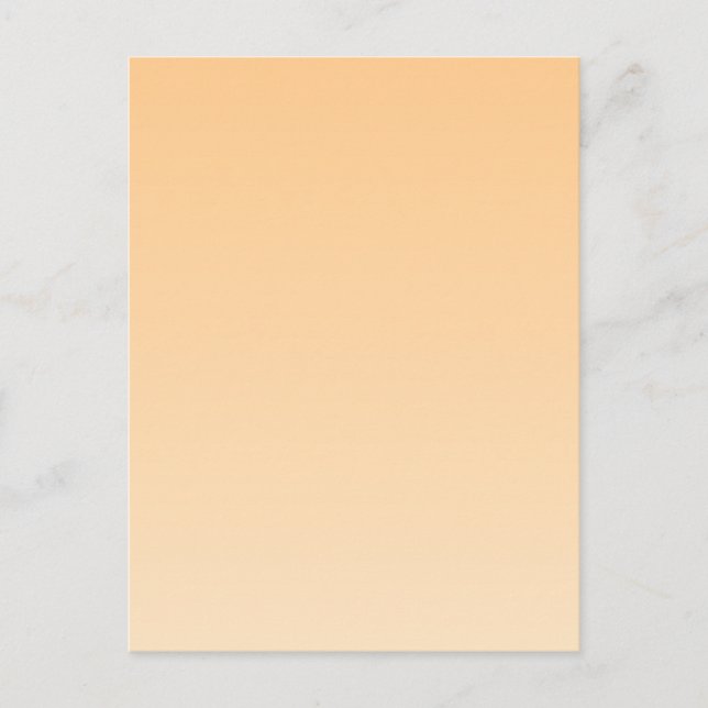 Gelb und orange glänzend postkarte (Vorderseite)