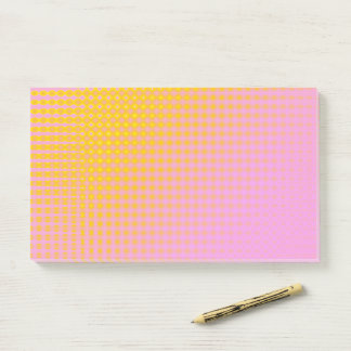 Gelb und rosa glänzende Post-it-Notizzettel Post-it Klebezettel