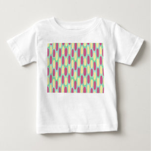 Gelb- und Rosatornen Baby T-shirt
