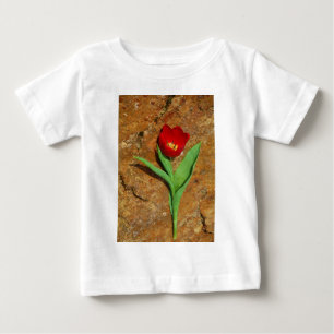 Gelb und Rot Baby T-shirt