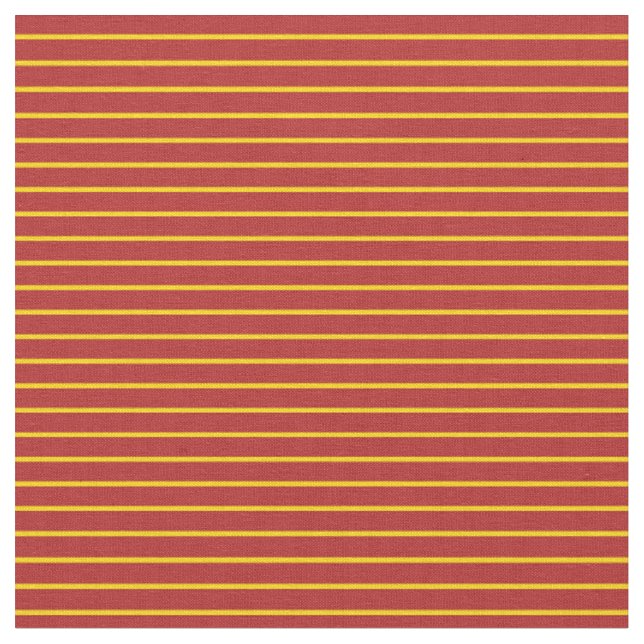 Gelb und rot/rot gestrichen/Muster Stoff (Nahaufnahme)