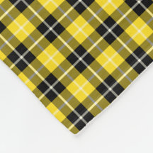 Gelb und schwarz Barclay Clan Tartan