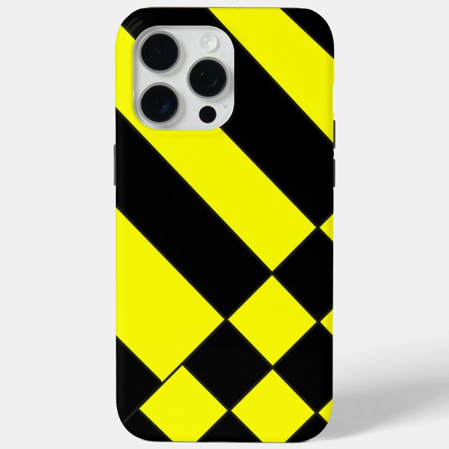 gelb und schwarz Case-Mate iPhone hülle (Rückseite)