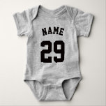 Gelb und Schwarzes Baby | Sports Jersey Design Baby Strampler<br><div class="desc">Gelb und Schwarzes Baby | Sports Jersey Design - Baby Football Bodysuit</div>