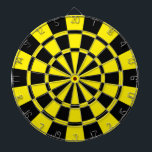 Gelb und Schwarzes Dartscheibe<br><div class="desc">Gelbe und schwarze Dartscheibe</div>