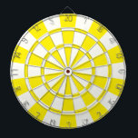 gelb und weiß dartscheibe<br><div class="desc">Gelb- und Weiß-Karton</div>