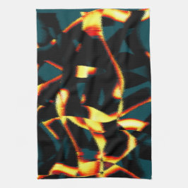 Gelb verbrannte Streifen sehen terisch aus, fehler Geschirrtuch