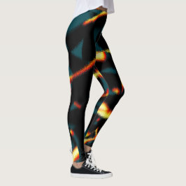 Gelb verbrannte Streifen sehen terisch aus, fehler Leggings
