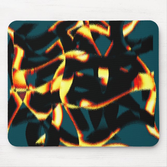 Gelb verbrannte Streifen sehen terisch aus, fehler Mousepad (Vorne)