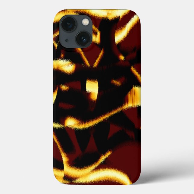 Gelb verbrannte Streifen sehen terisch oder fehler Case-Mate iPhone Hülle (Rückseite)